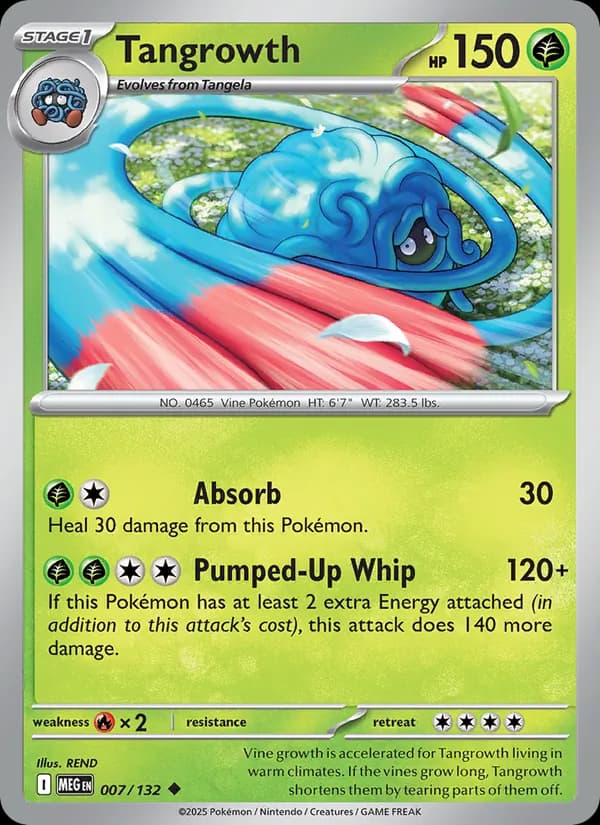 Tangrowth – Mega Evolution 007