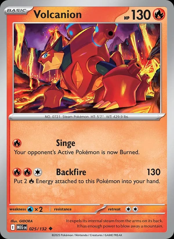 Volcanion – Mega Evolution 025