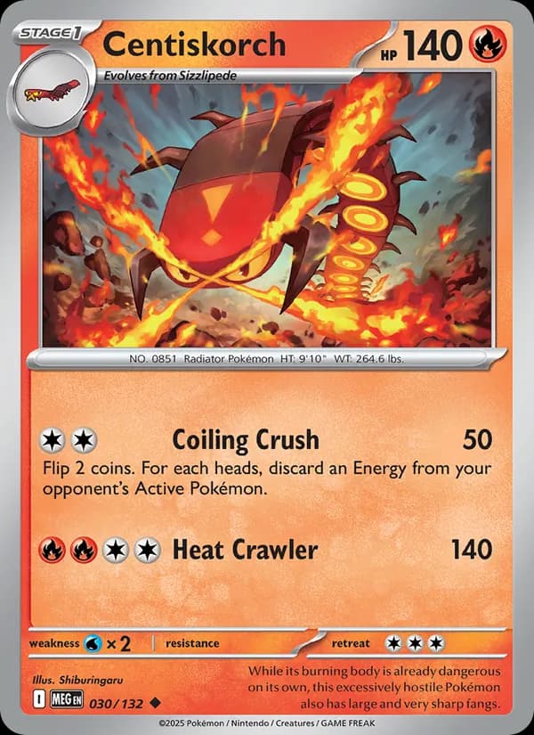 Centiskorch – Mega Evolution 030