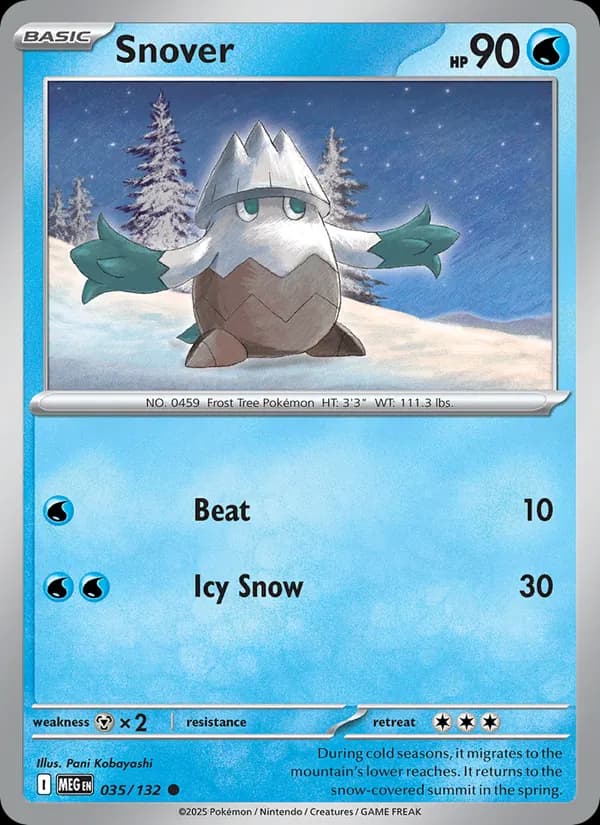 Snover – Mega Evolution 035