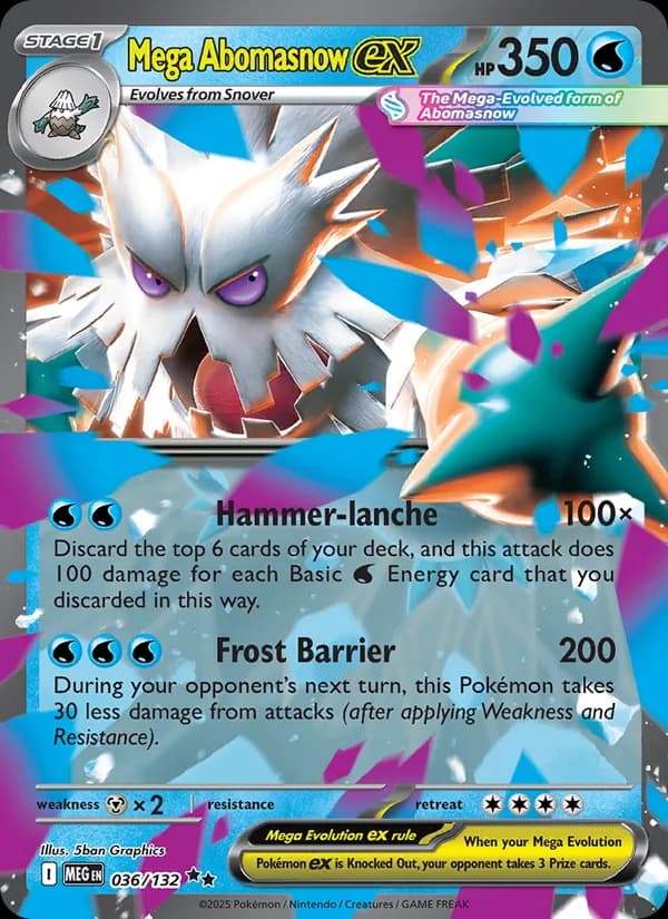 Mega Abomasnow ex – Mega Evolution 036