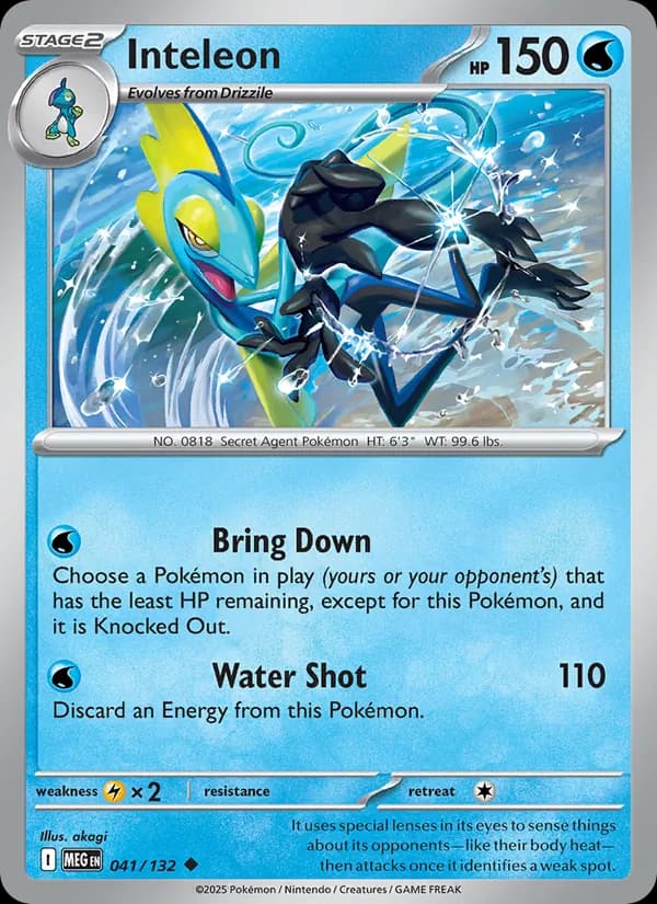 Inteleon – Mega Evolution 041