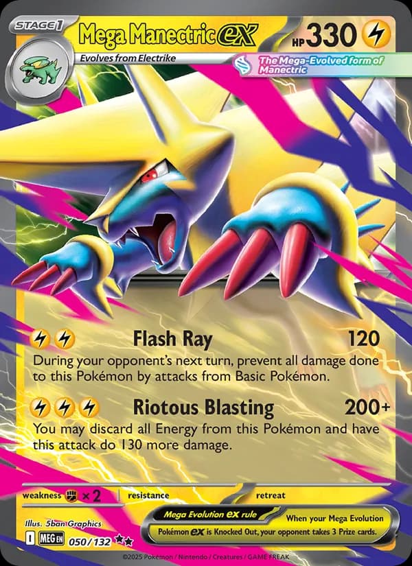 Mega Manectric ex – Mega Evolution 050