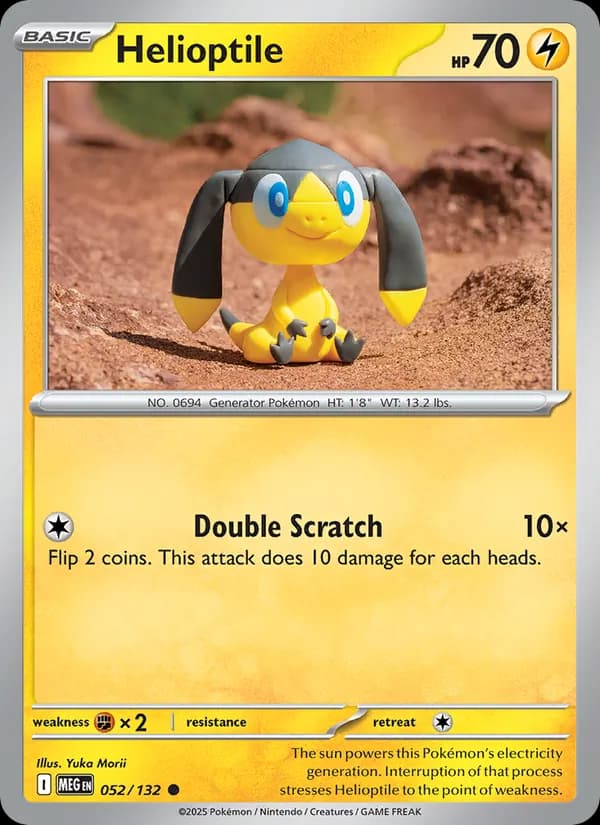 Helioptile – Mega Evolution 052