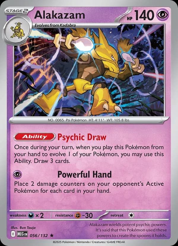 Alakazam – Mega Evolution 056