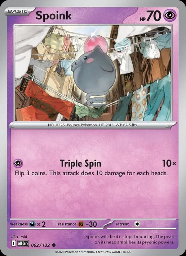 Spoink – Mega Evolution 062