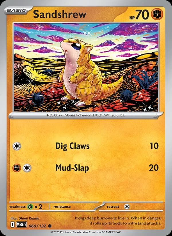 Sandshrew – Mega Evolution 068