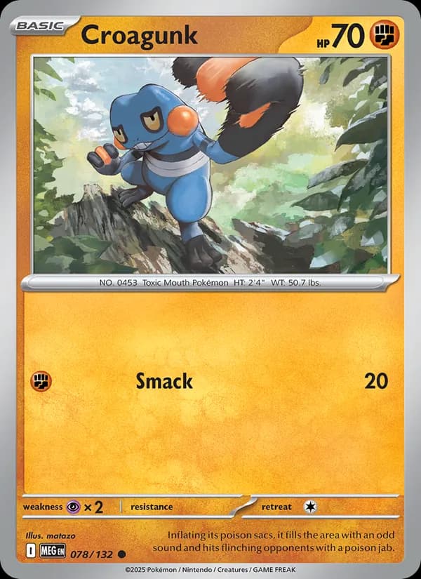 Croagunk – Mega Evolution 078