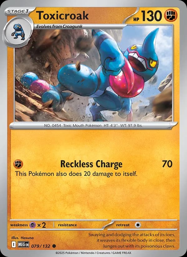 Toxicroak – Mega Evolution 079