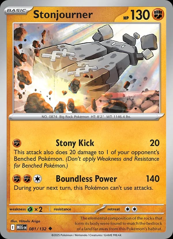 Stonjourner – Mega Evolution 081