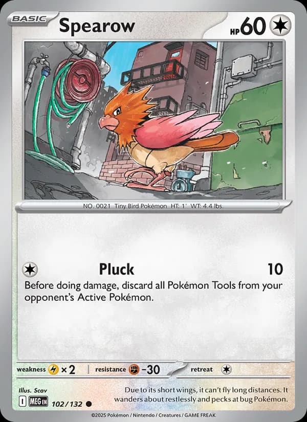 Spearow – Mega Evolution 102