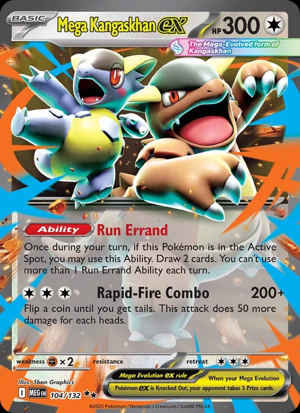 Mega Kangaskhan ex – Mega Evolution 104