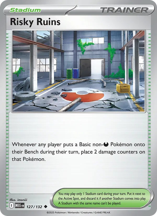 Risky Ruins – Mega Evolution 127