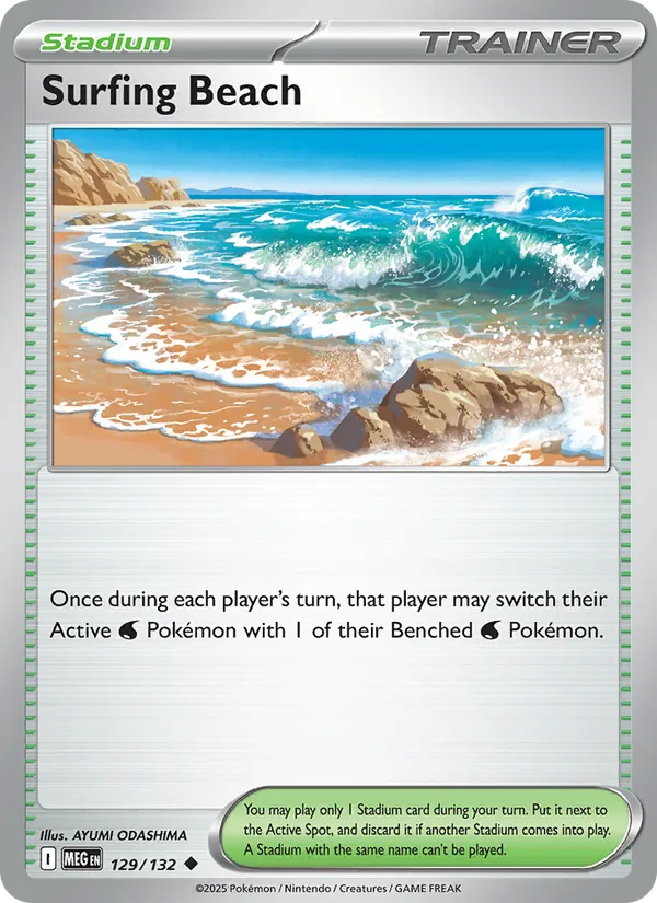 Surfing Beach – Mega Evolution 129