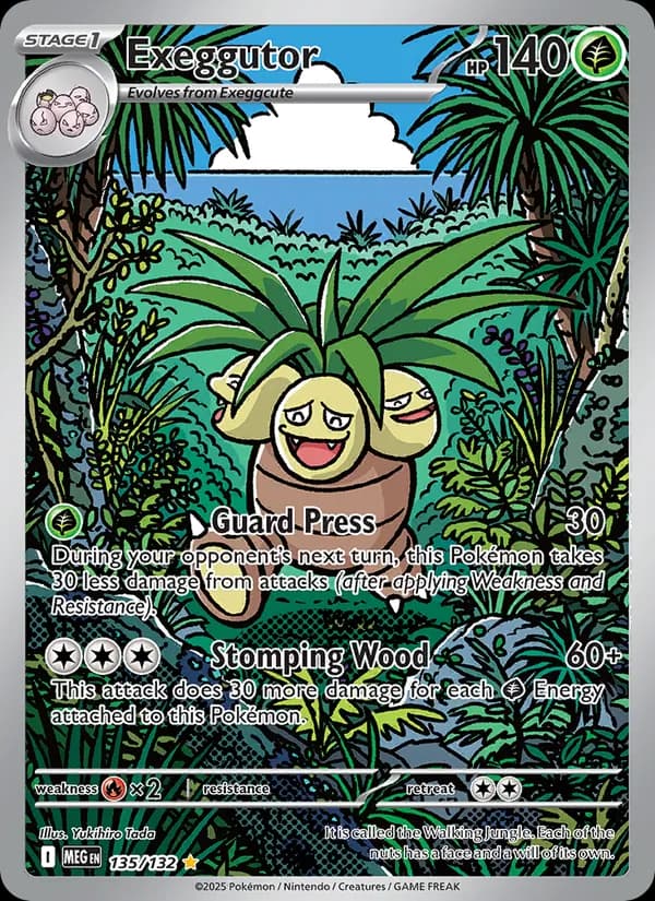 Exeggutor – Mega Evolution 135