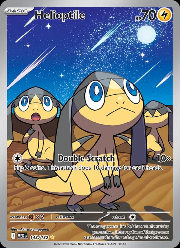 Helioptile – Mega Evolution 143