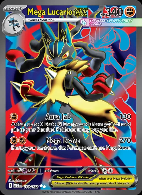 Mega Lucario ex – Mega Evolution 160