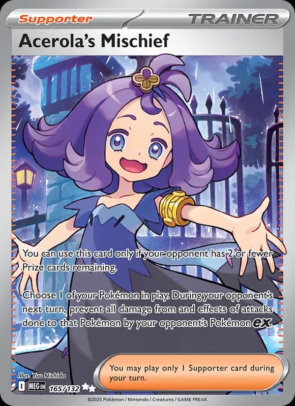 Acerola's Mischief – Mega Evolution 165