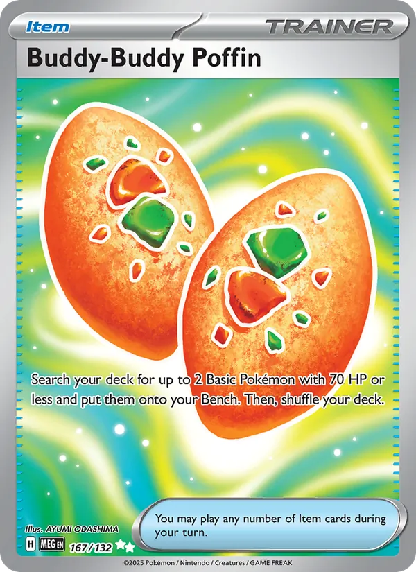 Buddy-Buddy Poffin – Mega Evolution 167