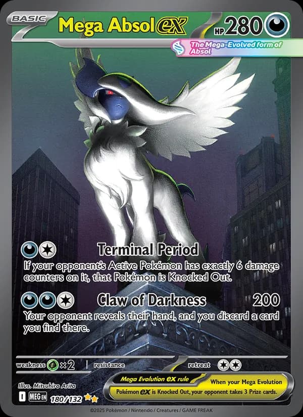 Mega Absol ex – Mega Evolution 180