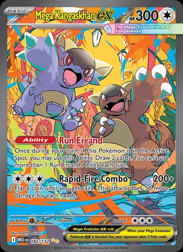 Mega Kangaskhan ex – Mega Evolution 182