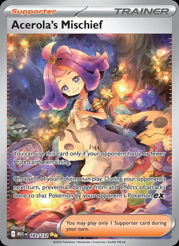Acerola's Mischief – Mega Evolution 183