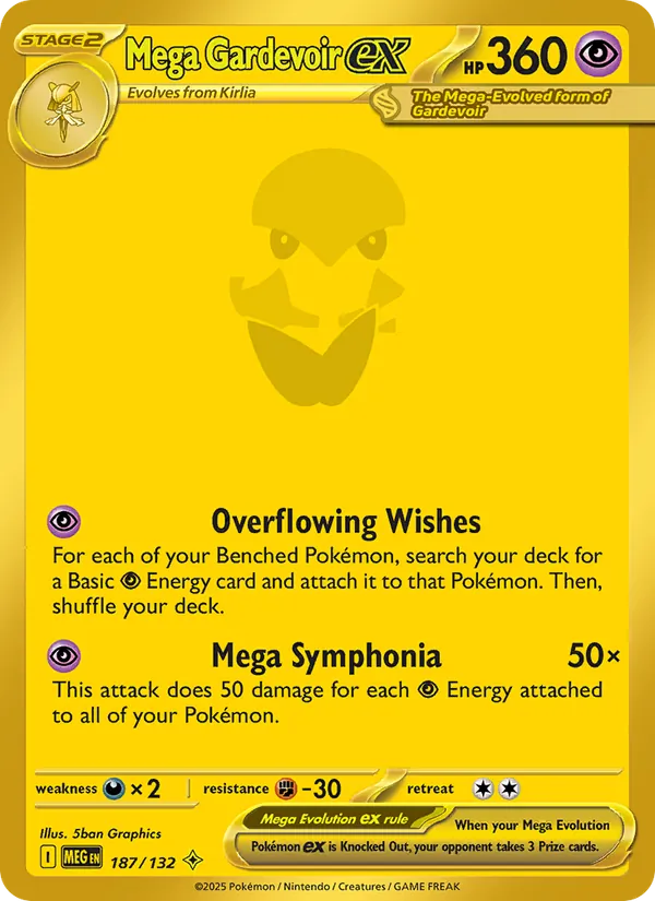 Mega Gardevoir ex – Mega Evolution 187