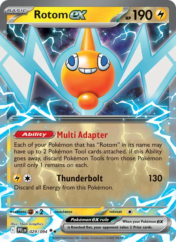 Rotom ex – Phantasmal Flames 029