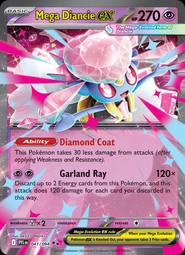 Mega Diancie ex – Phantasmal Flames 041