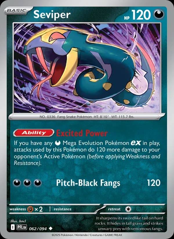 Seviper – Phantasmal Flames 062