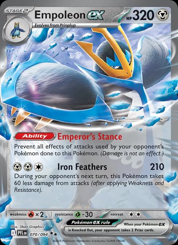 Empoleon ex – Phantasmal Flames 070