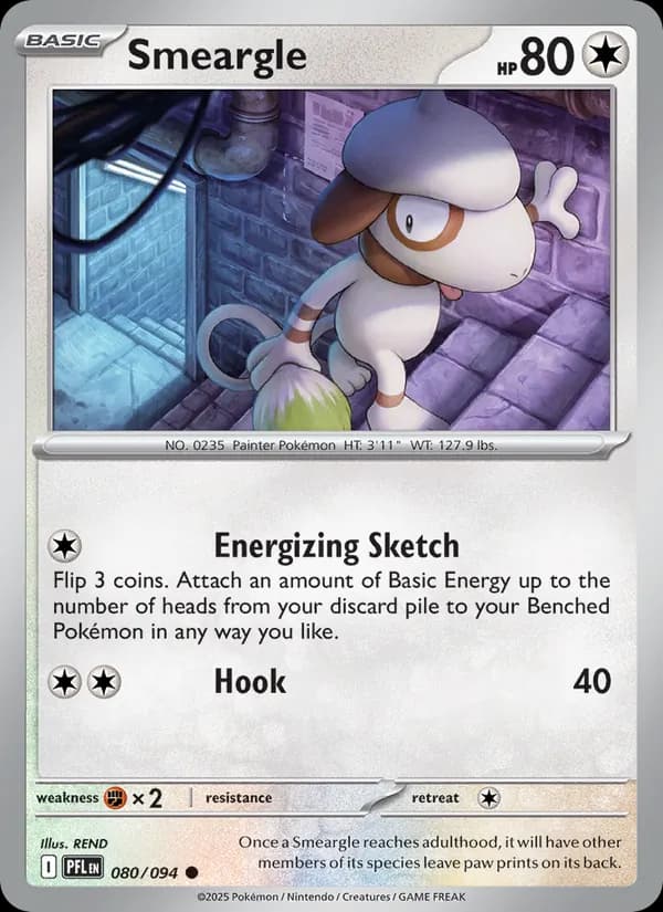 Smeargle – Phantasmal Flames 080
