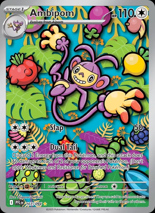 Ambipom – Phantasmal Flames 107