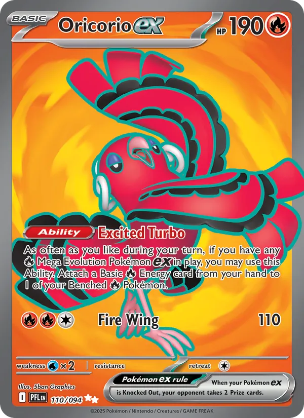 Oricorio ex – Phantasmal Flames 110