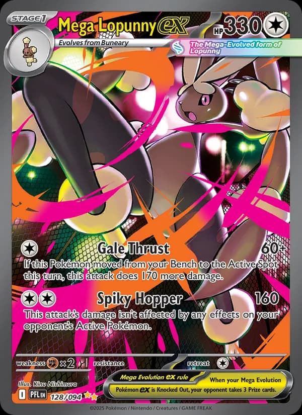 Mega Lopunny ex – Phantasmal Flames 128