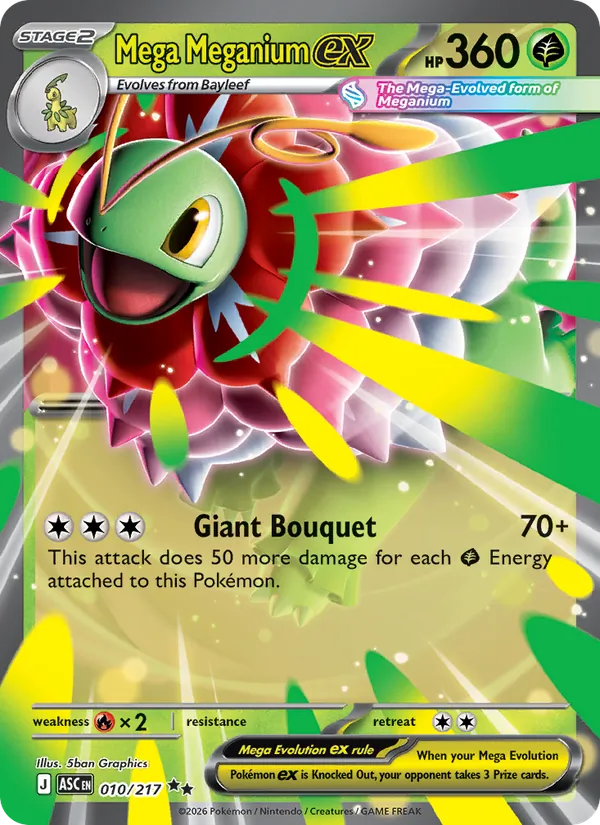Mega Meganium ex – Ascended Heroes 010