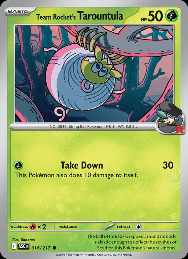 Team Rocket's Tarountula – Ascended Heroes 018