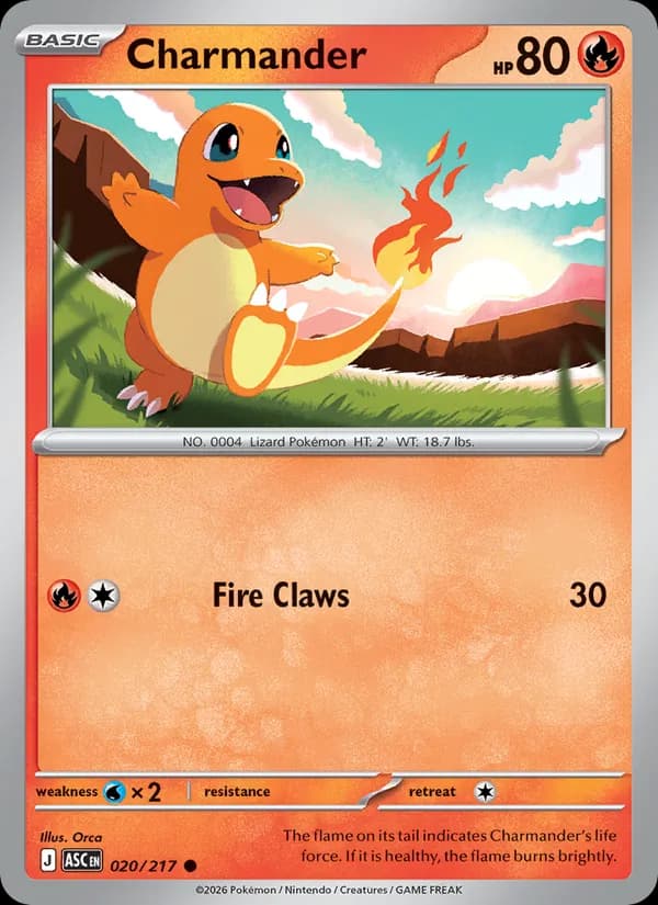 Charmander – Ascended Heroes 020
