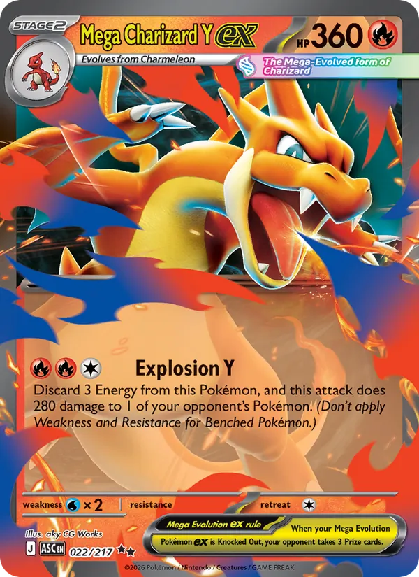 Mega Charizard Y ex – Ascended Heroes 022