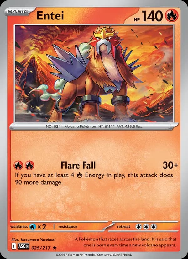 Entei – Ascended Heroes 025
