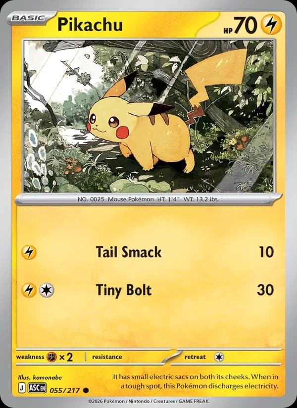 Pikachu – Ascended Heroes 055