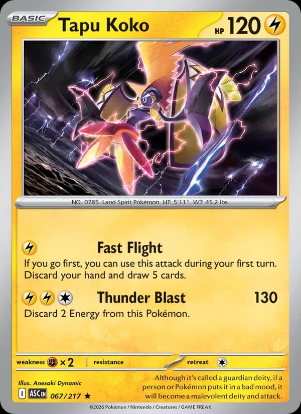 Tapu Koko – Ascended Heroes 067