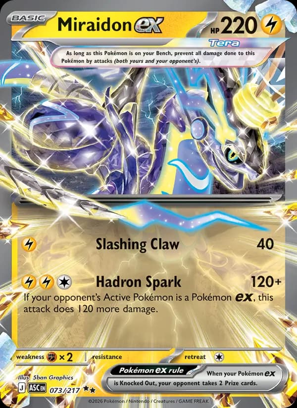 Miraidon ex – Ascended Heroes 073