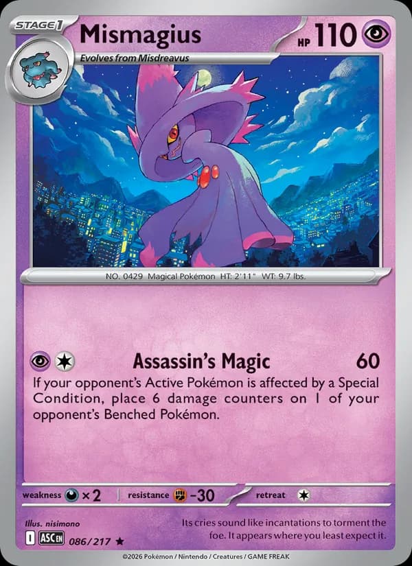 Mismagius – Ascended Heroes 086