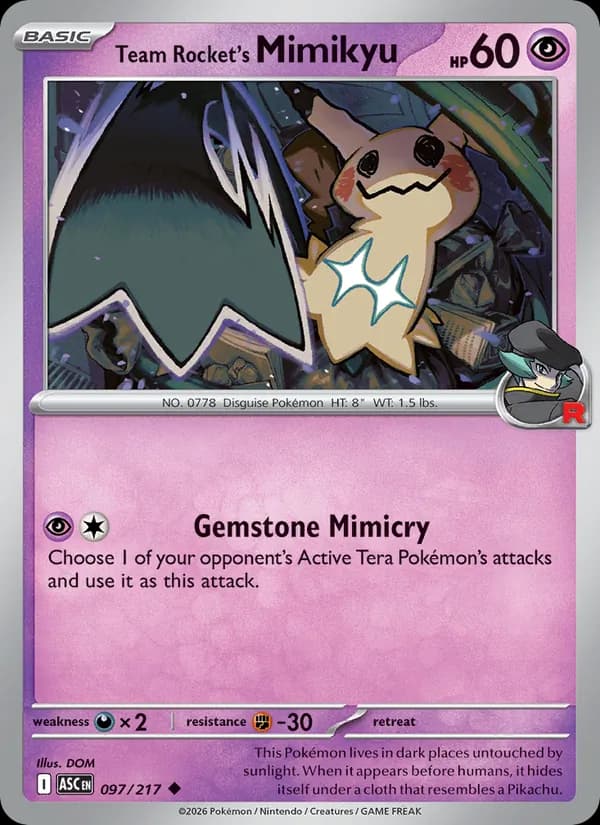 Team Rocket's Mimikyu – Ascended Heroes 097