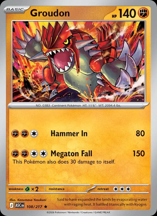 Groudon – Ascended Heroes 108
