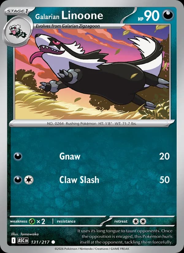 Galarian Linoone – Ascended Heroes 131