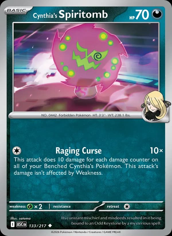 Cynthia's Spiritomb – Ascended Heroes 133