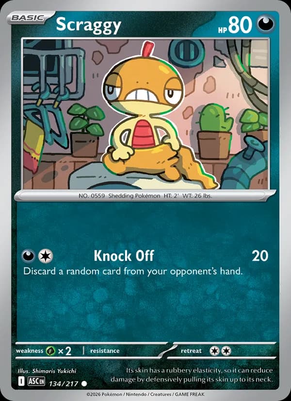 Scraggy – Ascended Heroes 134