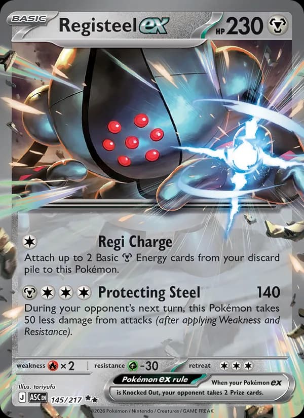 Registeel ex – Ascended Heroes 145